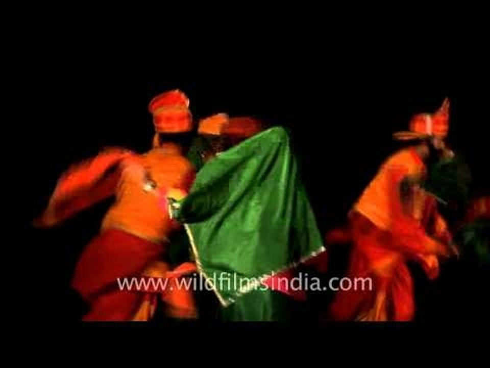 Bhangra dancers from Punjab
