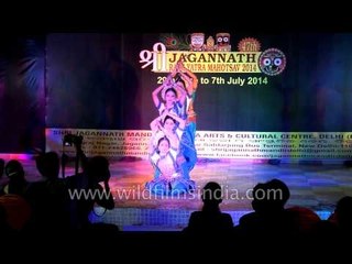 Odissi dance performed by Jyoti Srivastava and her disciples