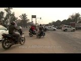Traffic on the roads of National Capital Region - Faridabad