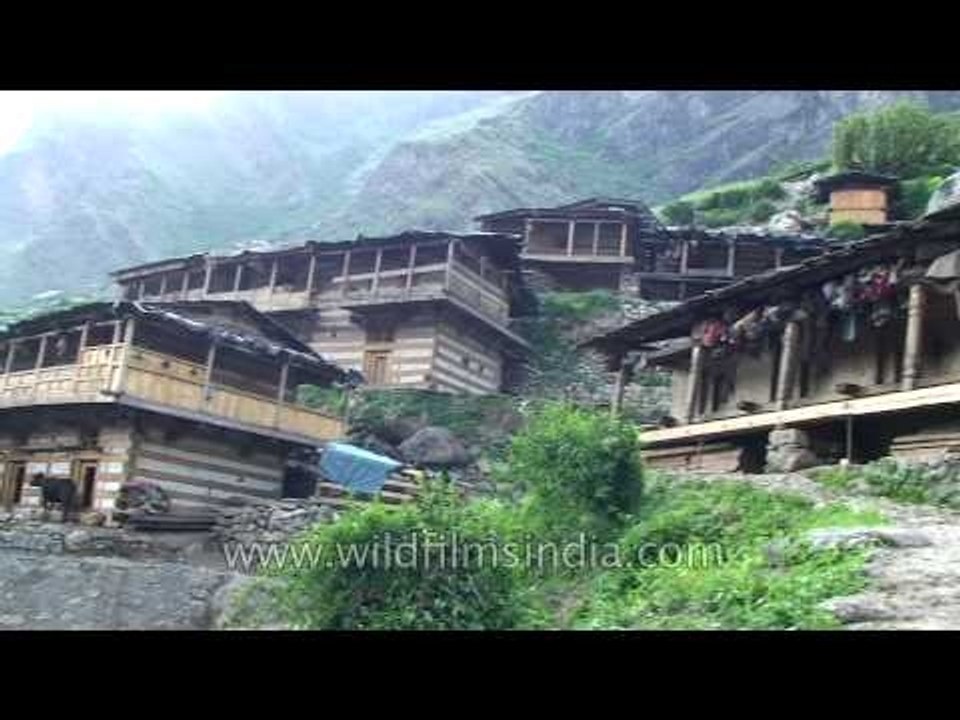Osla-Sima villages in the lower Har ki dun valley
