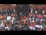 Devotees throng around the chariots - Jagannath Rath Yatra, Puri