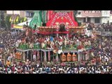 Devotees participate at Rath Yatra in Puri