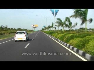 Drive towards Shamshabad airport in Hyderabad