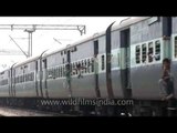 Passenger train leaves from Shahdara railway station