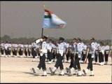 Marching contingent of IAF takes part during Air Force day