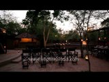 Outdoor dining area of Kings Lodge, Madhya Pradesh
