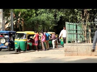 Women going for shopping on a steamy afternoon in Delhi