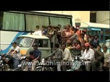 Political goons and rush hour traffic jams on the roads of Bangalore