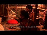 Aghori sadhu gets drunk