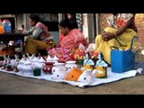 Manipuri women selling local items in Imphal