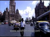 Traffic in front of Victoria Terminal - Mumbai