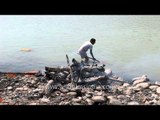 Human corpse cremated at Chandi Ghat - Haridwar