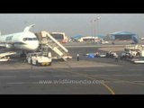 Kingfisher, Blue Dart, SpiceJet, JetLite planes at IGI airport