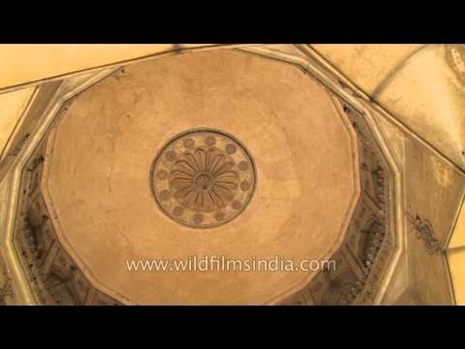 Interiors of Mecca Masjid in Hyderabad