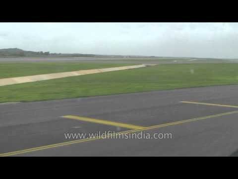 Flight approaching Palam Domestic Airport, Delhi