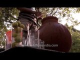 Man selling drinking water at India Gate