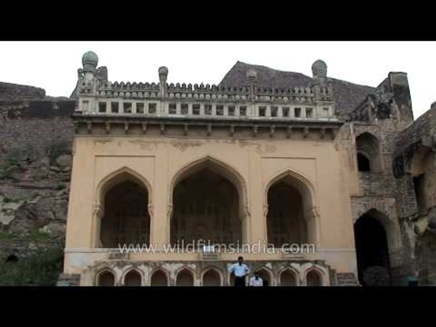 Taramati Mosque Within Golconda Fort Hyderabad Video Dailymotion