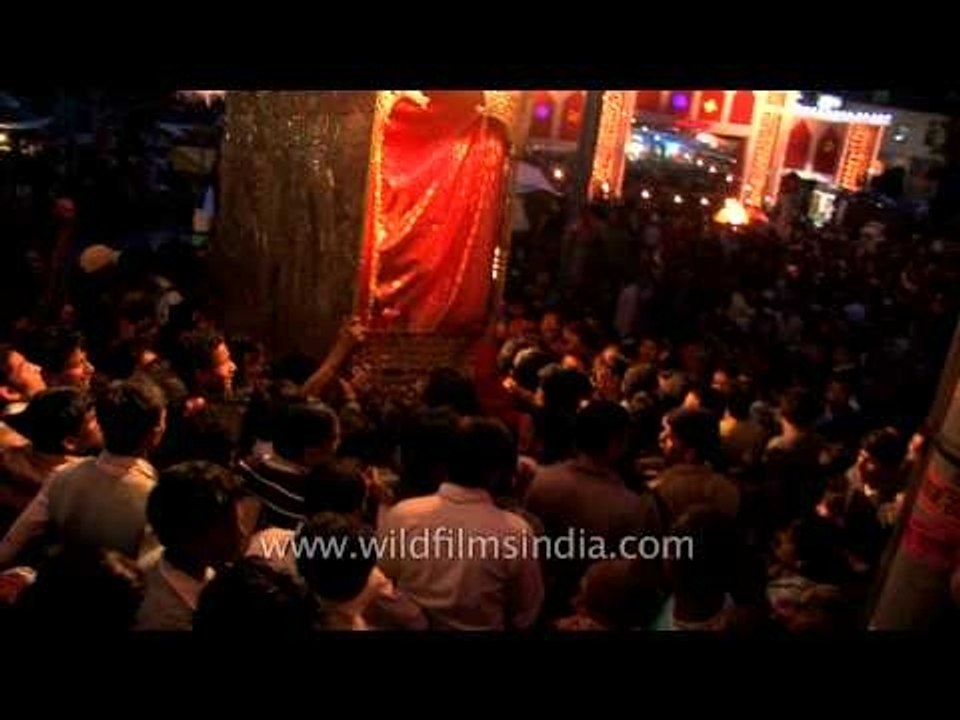 People gather to take out Nanda Devi mela procession - Uttarakhand