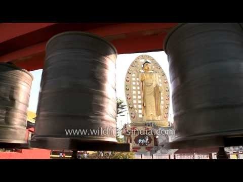 Great statue of Lord Buddha at Clement Town, Dehradun