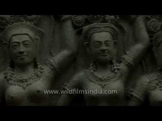 Replica of Apsarases, Angkor wat, Cambodia