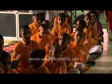 Young devotees dancing to the devotional songs - Saisthanam Temple
