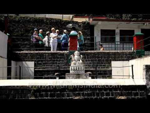 Fresh water spring at Bhagsunath temple near Dharamshala