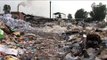 Household paper waste from European countries at recycling yard