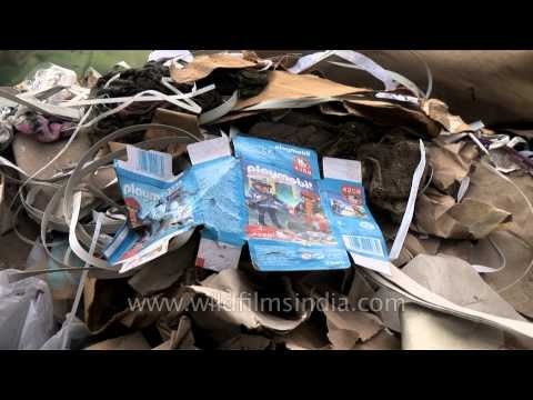 Recycling yard : paper recycling in India