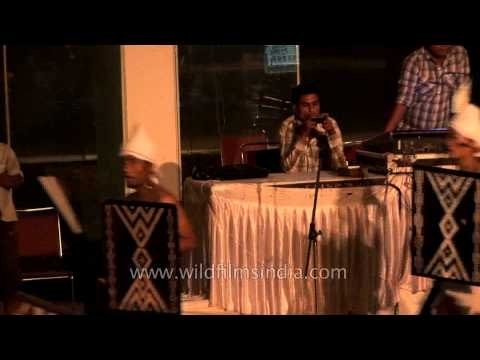 Maring Naga War dance demonstrated at NagaFest 2012, Delhi