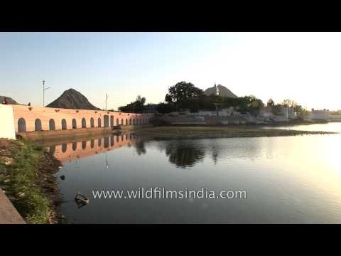 Panoramic view of Jaipur Ghat - Pushkar, Rajasthan
