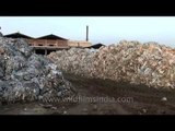 Imported house-hold waste from America for paper recycling in India