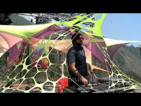 Electro dance music echoing around Bhagsu Valley - Himalayan Music Festival