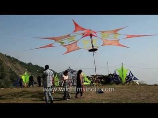Stalls set up at the Himalayan Music Festival