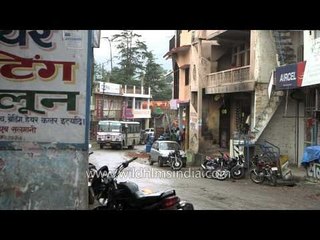 Wet streets of Lohaghat market - Uttarakhand
