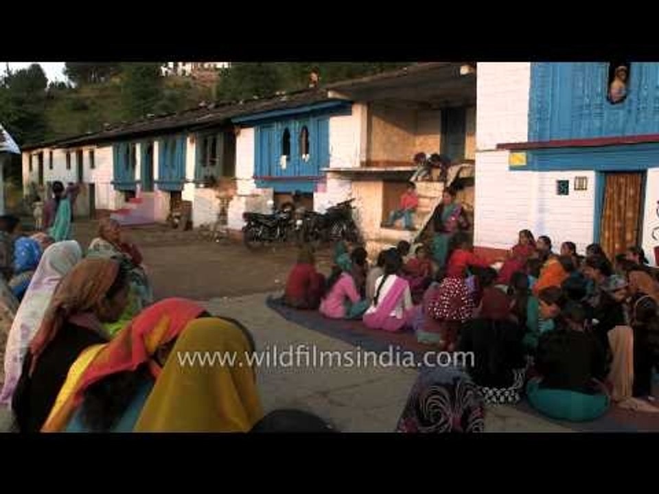 Sangeet a pre-wedding function : Kumaon, Uttarakhand