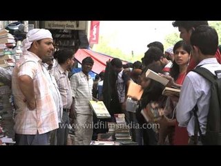 Book lovers and students purchasing books - Daryaganj