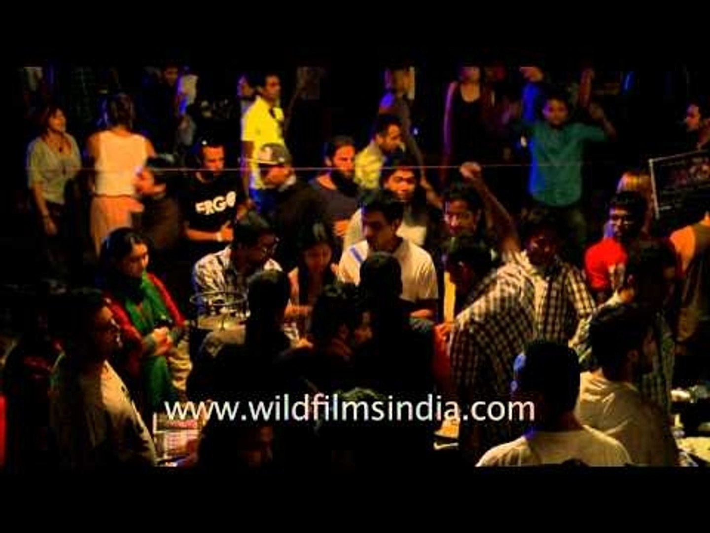 ⁣Burning up the floor with electronic dance music at Himalayan Music Festival