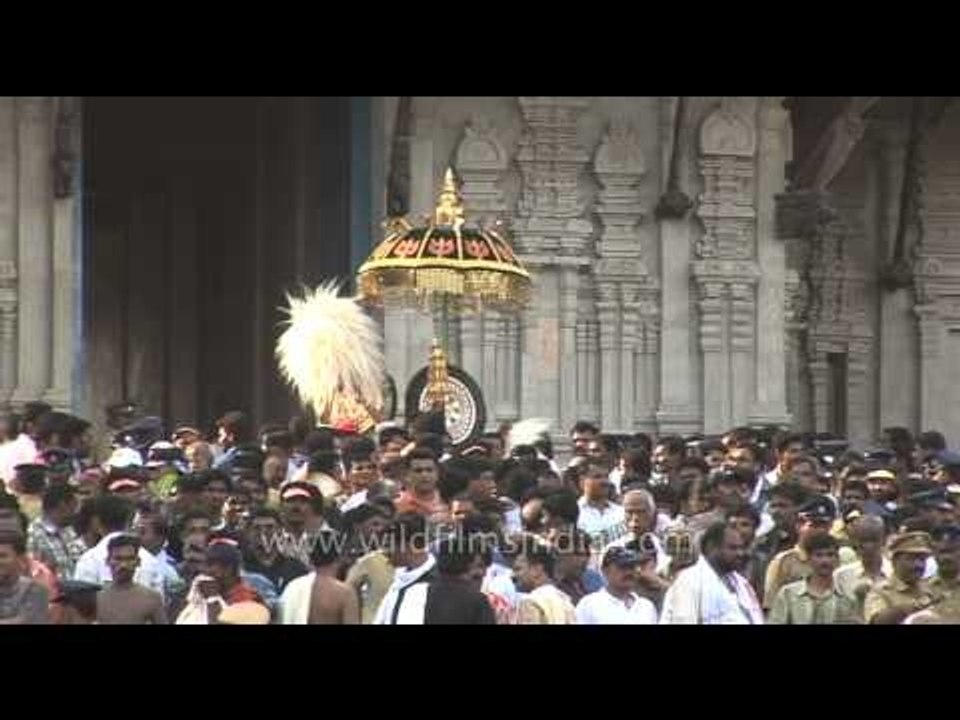 Umbrellas with the image of Lord Shiva and Ganesh