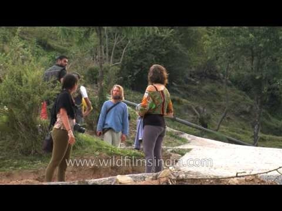 Security check at the entrance of Himalayan Music Festival