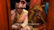 Newly-weds couple performing wedding rituals