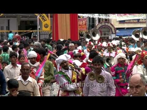 Kumaoni traditional band of bagpipers