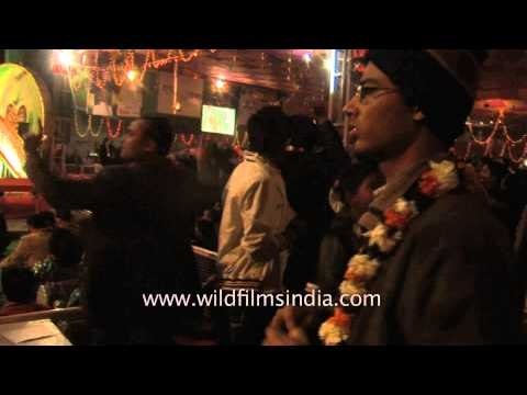 Gurmeet Ram Rahim Singh delivering speech in Haryana