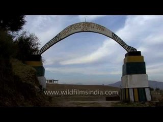 Hill top pond outside Chakrata - venue of annual festival