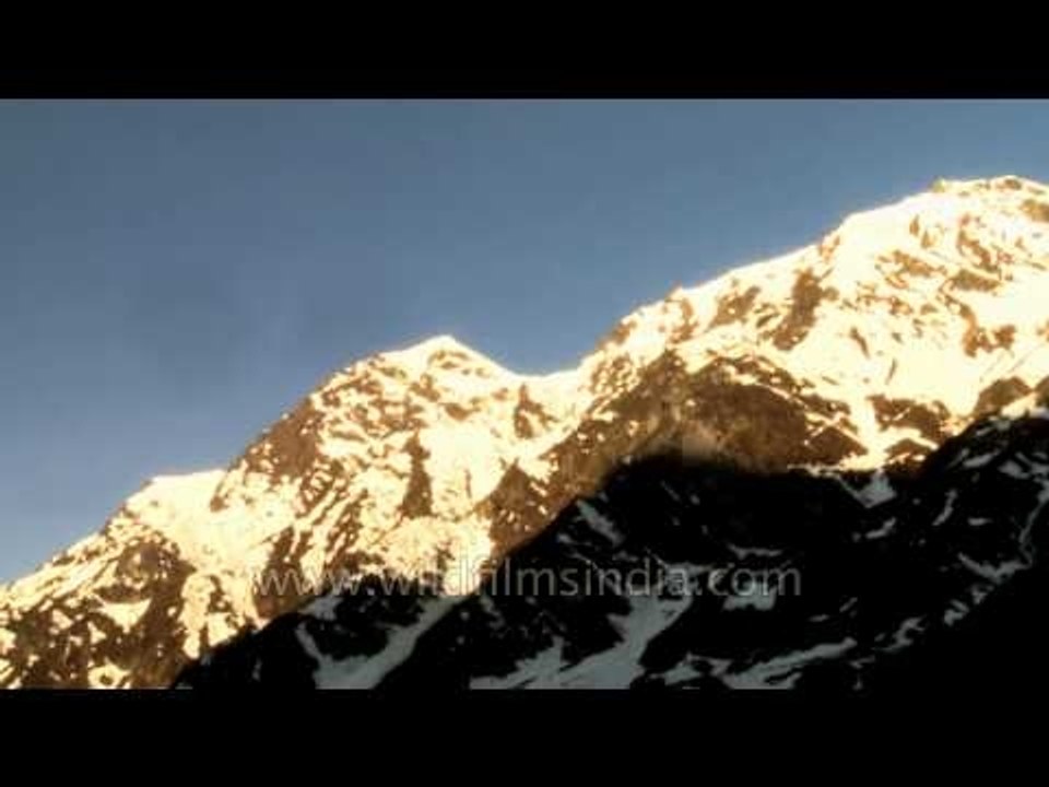 Sunrise in Kedarnath