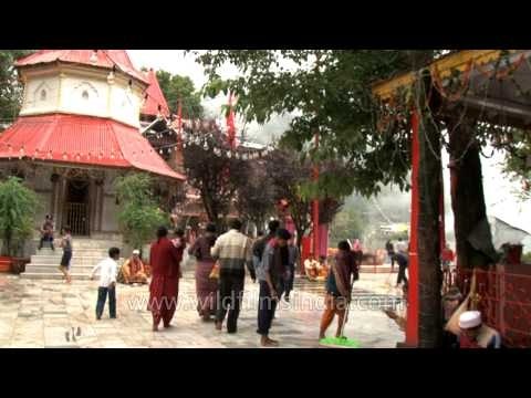 Devotees at Naina Devi Temple, Nainital - Uttarakhand
