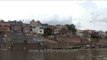 Boating on the banks of holy river Ganges - Varanasi