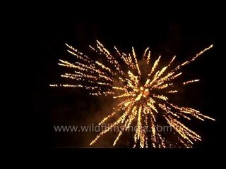Brilliant fireworks display