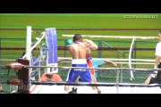 Pelea Eliecer Gazo vs Byron Castellon - CONIBOP