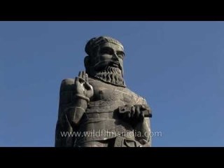 Close-up shot  of Thiruvalluvar Statue, Kanyakumari