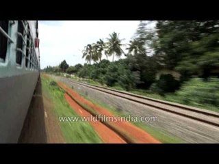 Indian rail journey from North to South India - Kerala